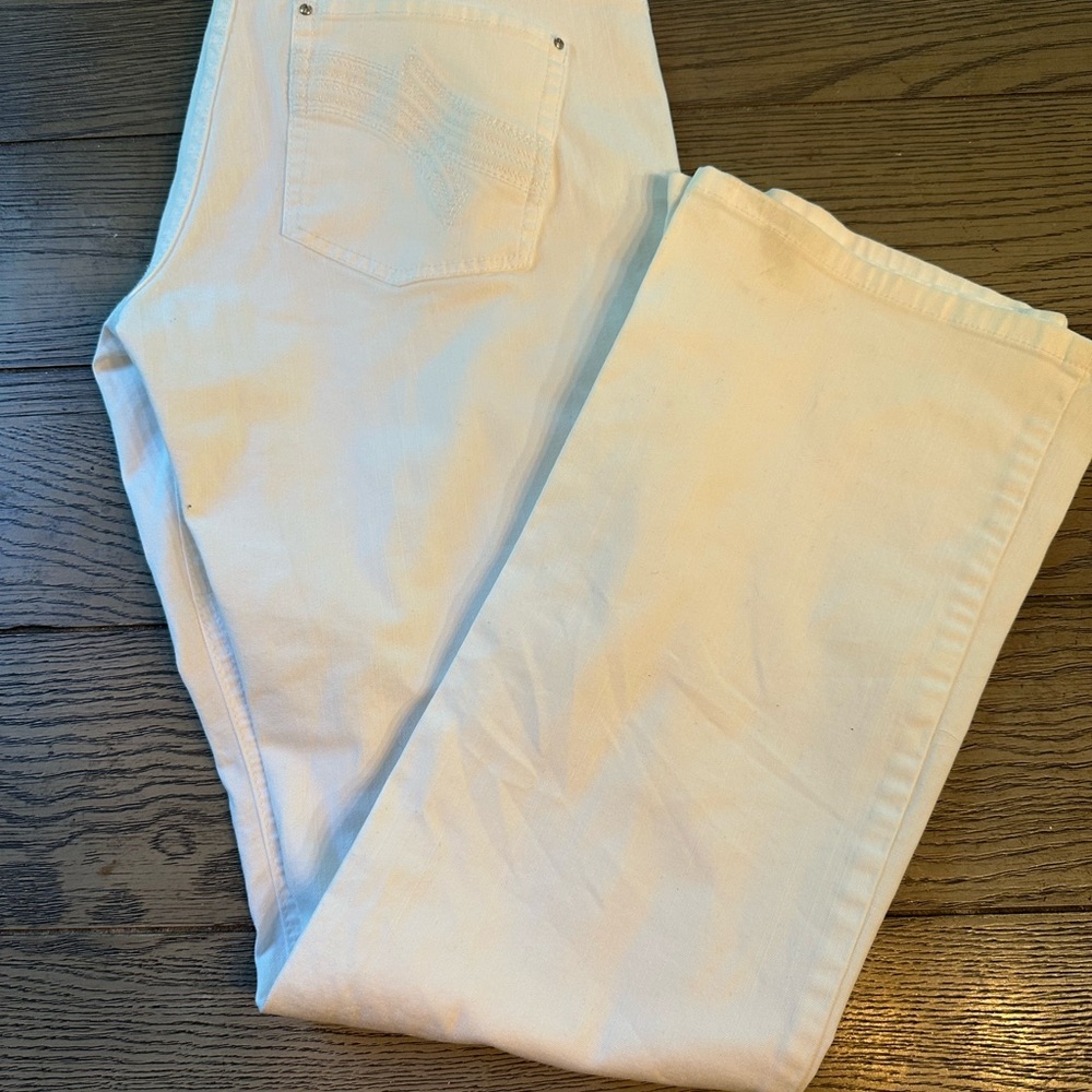 Frame Denim White Skinny Jeans Classic Style